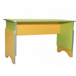 2-seat children table, without a shelf, height-adjustable